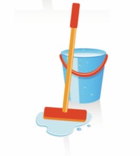 bathroom cleaning icon