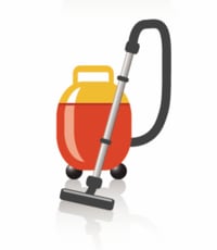 bedroom cleaning icon